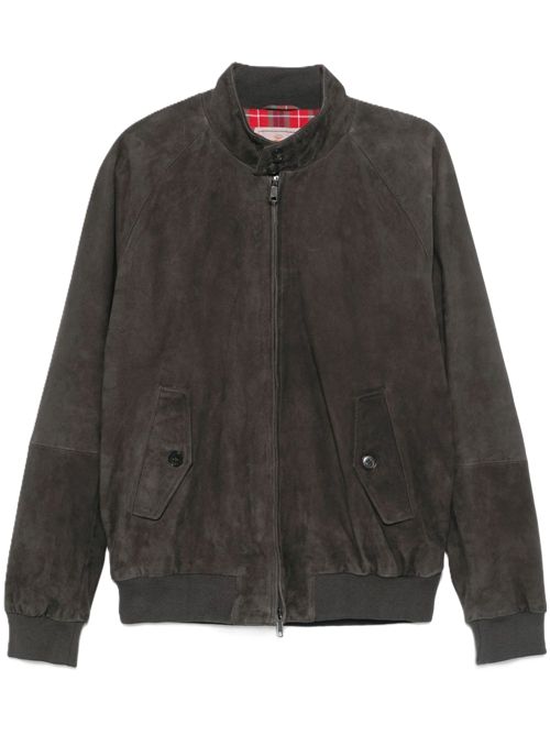 Giacca Harrington G9 in Suede Baracuta december sky (grigio scuro) Baracuta | BRCPS0939UT26231581 DECEMBER SKY